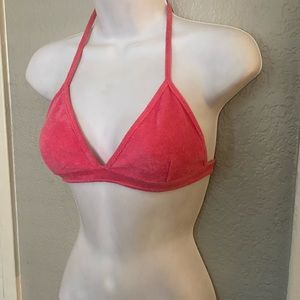Terry Cloth Bikini Top
